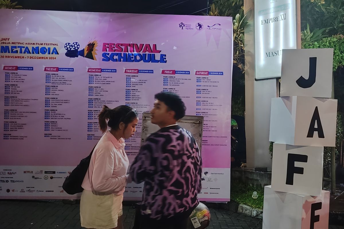 Jogja-NETPAC Asian Film Festival (JAFF) resmi dibuka pada Sabtu (30/11) malam di Yogyakarta.