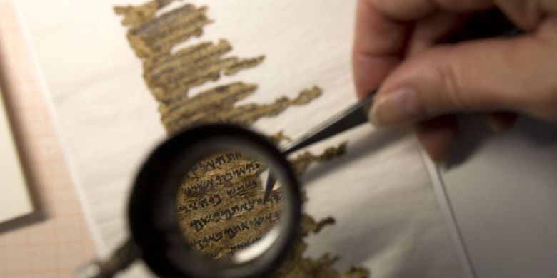 Israel finds 2,000 year old fragments of Bible scrolls page all