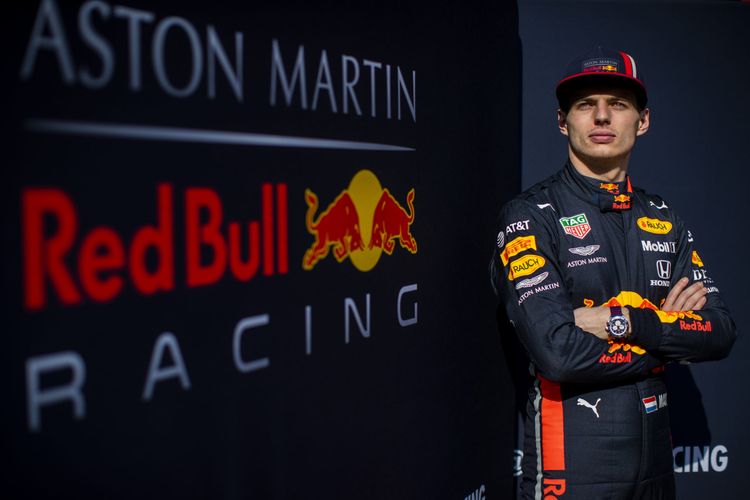 MONTMELO, SPAIN - MARCH 02: Max Verstappen of Netherlands and Red Bull Racing poses for a photo during Red Bull Racing Filming Day at Circuit de Catalunya on March 02, 2019 in Montmelo, Spain. (Photo by Mark Thompson/Getty Images) // Getty Images / Red Bull Content Pool  // AP-1YUENDBP91W11 // Usage for editorial use only // Please go to www.redbullcontentpool.com for further information. // 