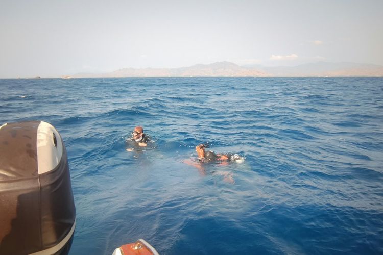 Pencarian Hari Ke-2 KM Feronia Tenggelam di Labuan Bajo, Tim SAR Menyelam Kedalaman 40 Meter