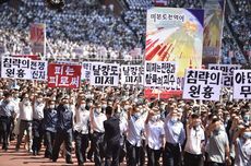 Puluhan Ribu Warga Korea Utara Unjuk Rasa Anti-Amerika Saat Peringati Perang Korea