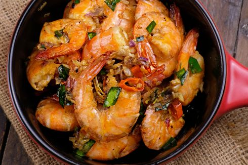 Resep Udang Goreng Bawang Putih, Lauk Simple Hanya 5 Bahan