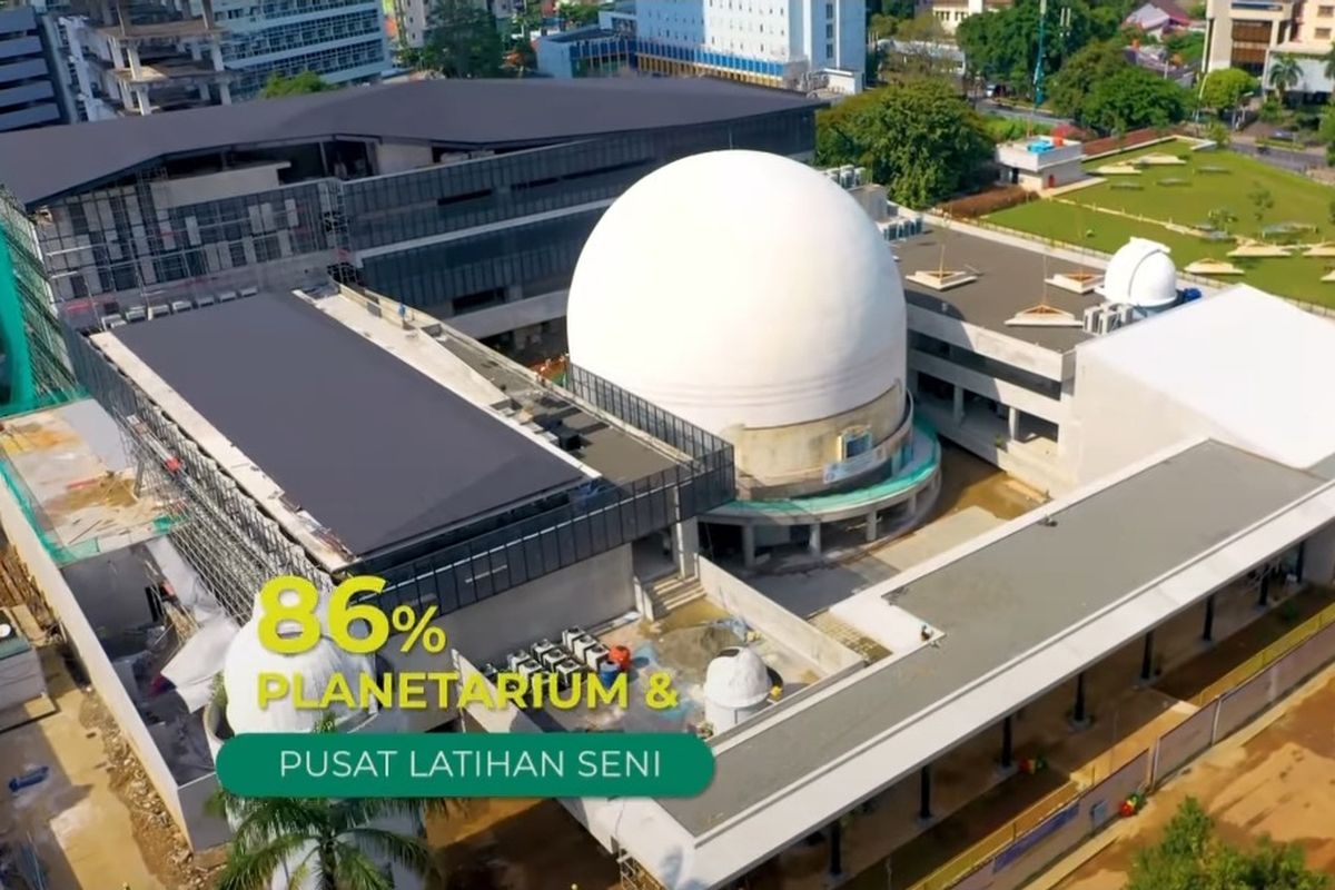 Progres Planetarium dan Pusat Latihan Seni di TIM