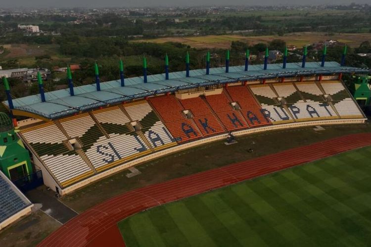 Stadion Si Jalak Harupat, Kabupaten Bandung, yang saat ini digunakan untuk venue Piala Dunia U-17