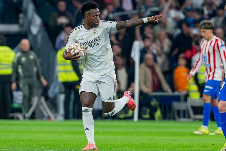 Vinicius Jr Cetak 12 Gol di 2026, Tumpuan Real Madrid Kejar Barcelona