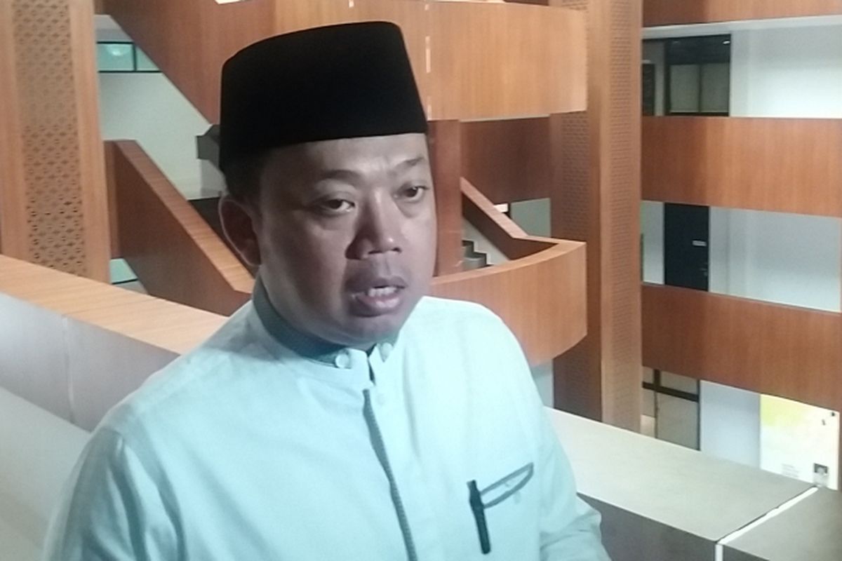 Korbid Pemenangan Pemilu Indonesia I, Jawa, Sumatera DPP Partai Golkar, Nusron Wahid di Kantor DPP Partai Golkar, Slipi, Jakarta Barat, Jumat (22/12/2017).