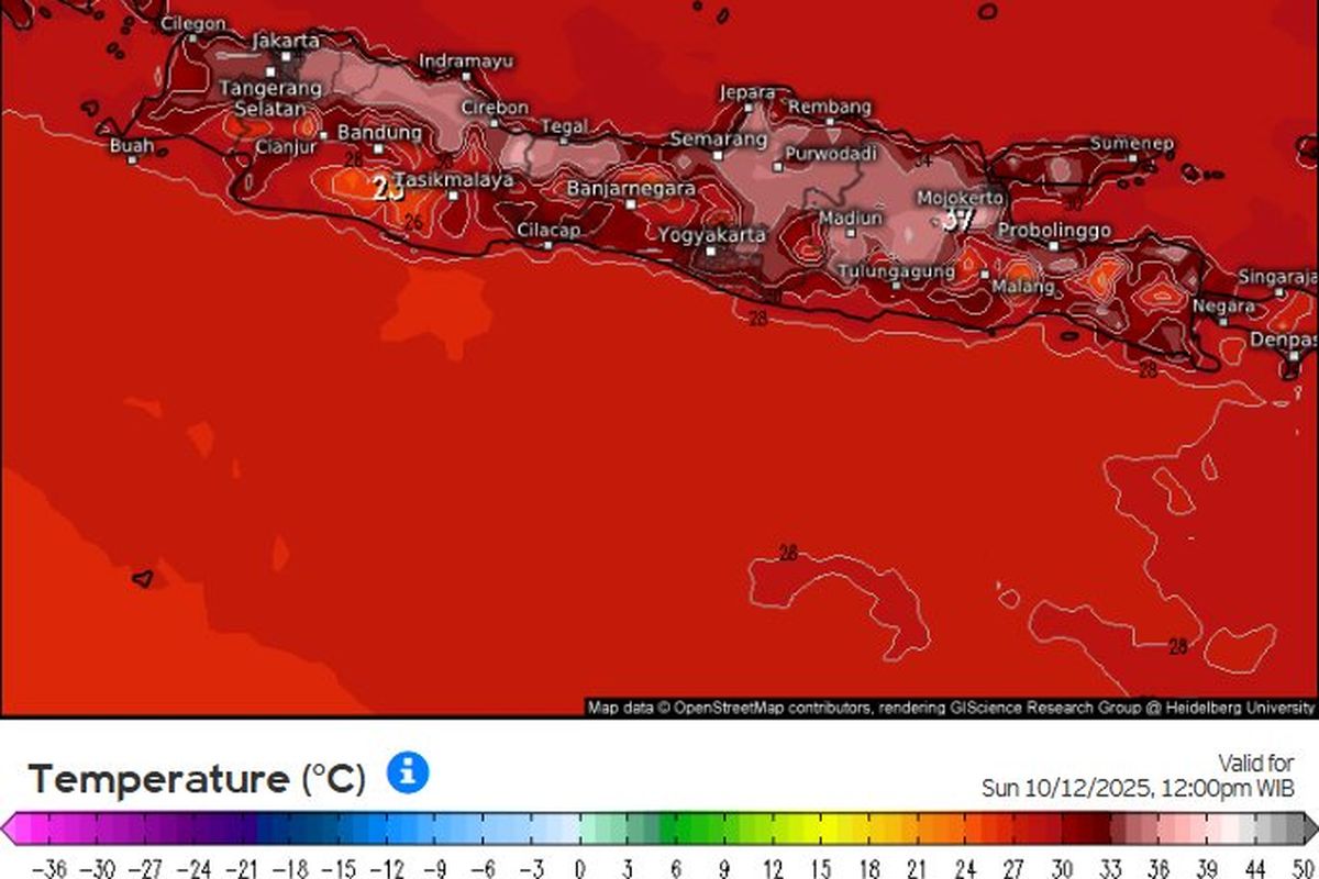Ilustrasi Excessive Heat alias panas menyengat.