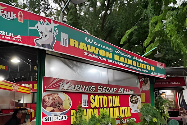 Tempat Makan Legendaris Rawon Kalkulator, Jalan Darmo, Sentra PKL Taman Bungkul, Surabaya