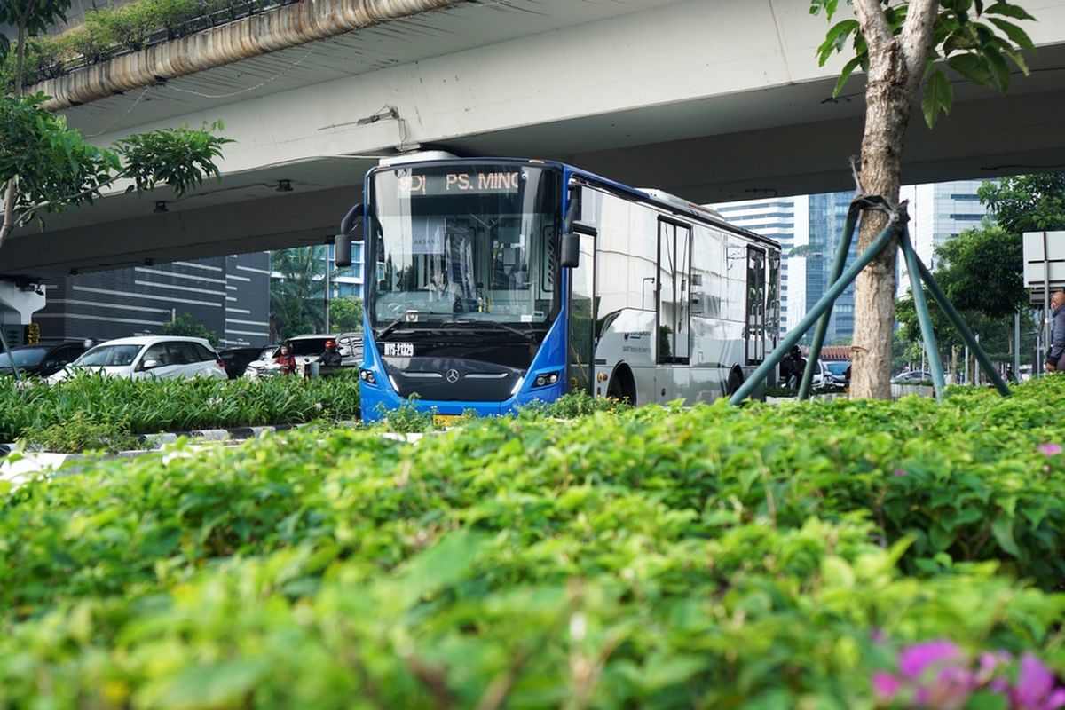 Ilustrasi TransJakarta.