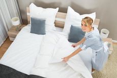 Cukup 10 Menit, Kamar Tidur Bersih Kembali