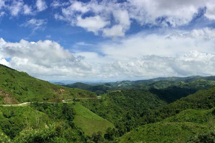 Perjalanan ke Van Vieng, Laos.