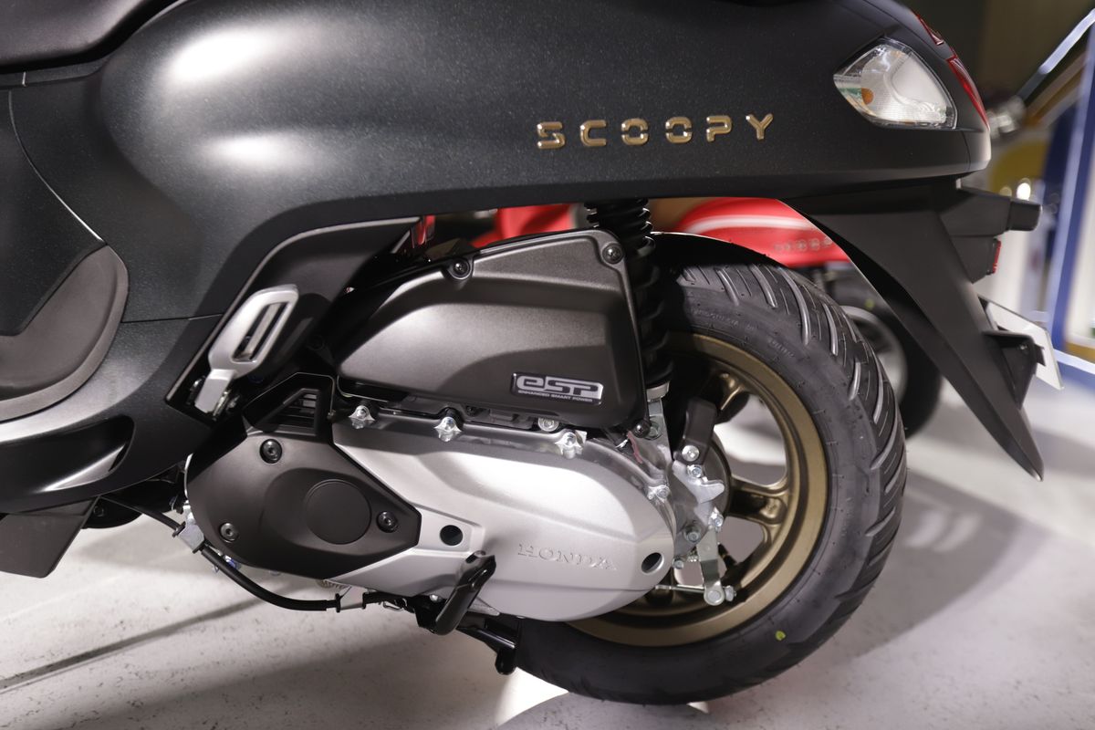 Ilustrasi sistem penggerak New Honda Scoopy