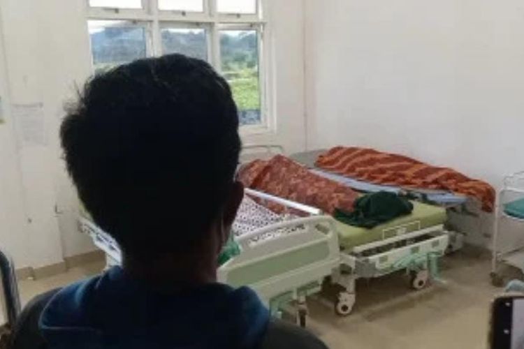 3 jenazah masih diselamatkan di Puskesmas Poto Tano, Kecelakaan Maut Bus Surabaya Indah VS Travel Pancasari 