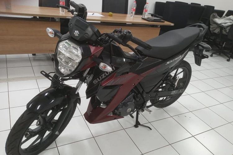 Foto motor yang diduga Suzuki Satria F150 terbaru