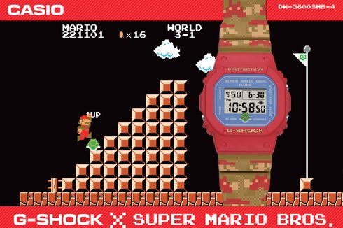 Jam G-Shock Super Mario Bros Hadir di Tanah Air, Berapa Harganya?