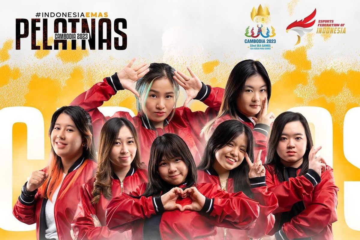 Timnas Indonesia MLBB Women SEA Games 2023.