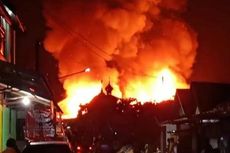 Enam Jam Api Berkobar Hanguskan Ratusan Rumah di Kotabaru Kalsel 