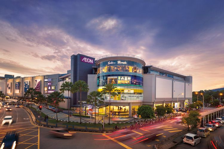 Ilustrasi Queensbay Mall, salah satu tempat beli oleh-oleh di Penang, Malaysia.