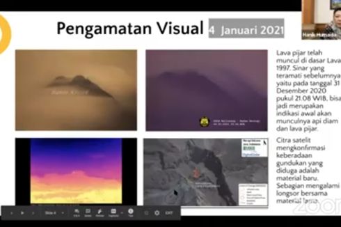 Citra Satelit Tunjukkan Gundukan Diduga Material Baru di Kawah Gunung Merapi