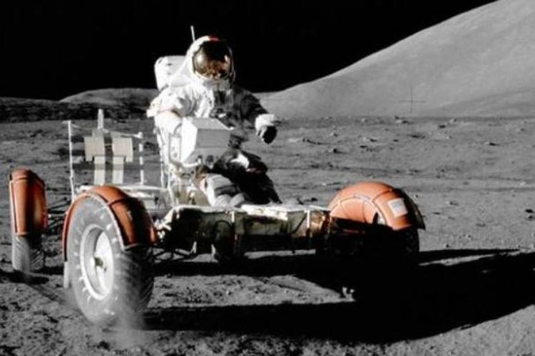 31 Juli 1971, Pertama Kali Manusia Mengendarai Kendaraan di Bulan