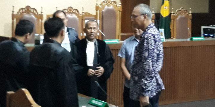 Dokter Bimanesh Sutarjo di Pengadilan Tindak Pidana Korupsi Jakarta, Kamis (8/3/2018).