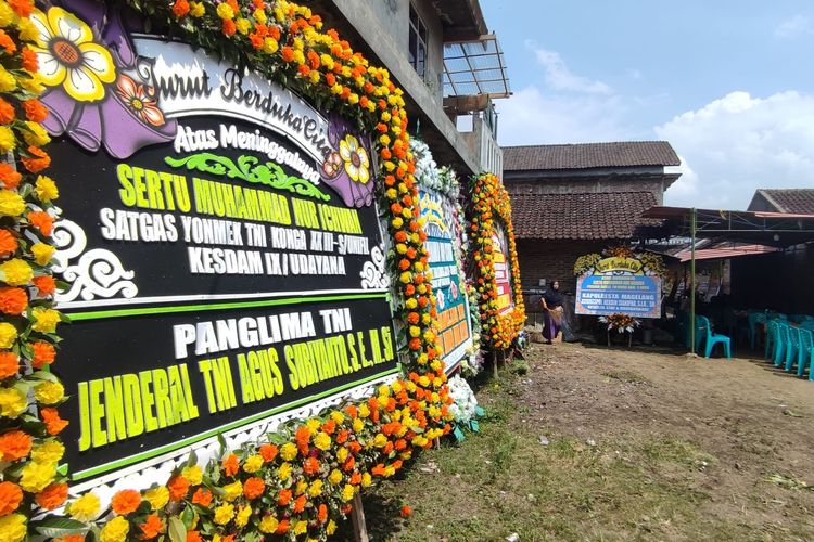 Sertu Ichwan asal Magelang Gugur di Lebanon, Megawati hingga Menteri Kirim Karangan Bunga