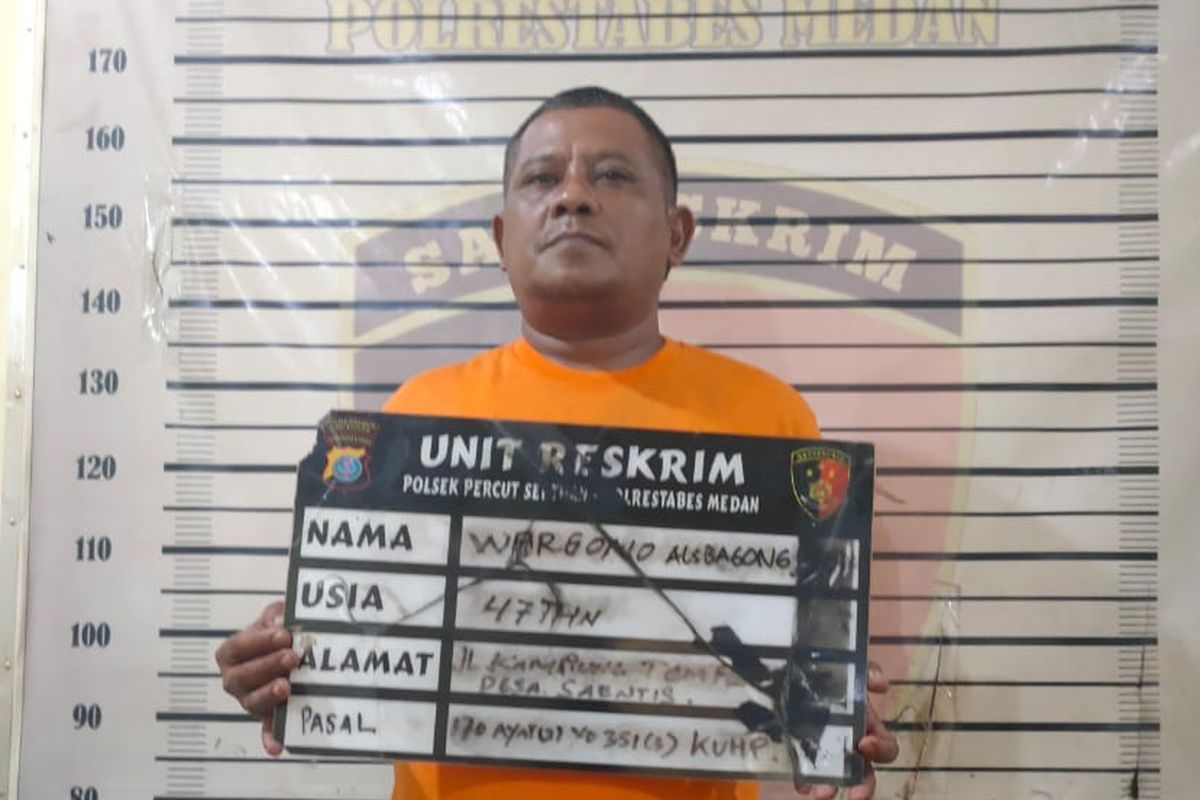 Polisi telah menangkap Wargono alias Bagong (47) yang terlibat dalam peristiwa pembacokan seorang peternak kambing bernama Sarengat (65) di Kabupaten Deli Serdang hingga meninggal dunia. 