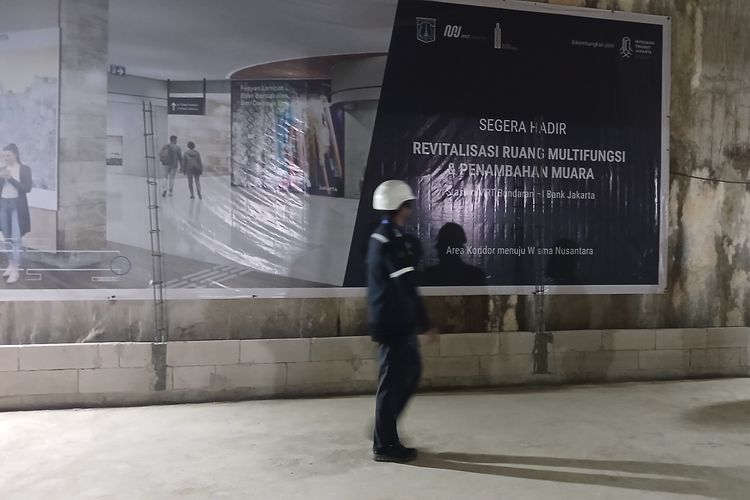 Bawah Tanah Bundaran HI Jadi Mal, Extended Concourse MRT Jakarta Mulai Dikebut