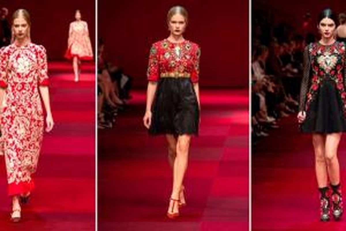 Seri koleksi terbaru Dolce & Gabbana diberi nama Spanyol Traje de Lupes, atau dalam bahasa Indonesianya berarti busana yang bercahaya. 