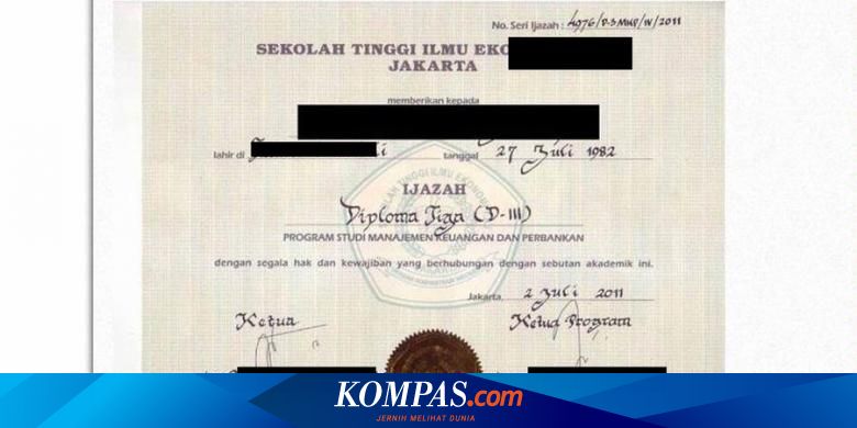 Memburu Ijazah Palsu Halaman All Kompas Com