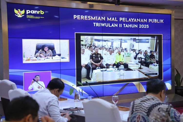 Peresmian Mal Pelayanan Publik Triwulan II Tahun 2025 di Jakarta, Rabu (11/6/2025).
