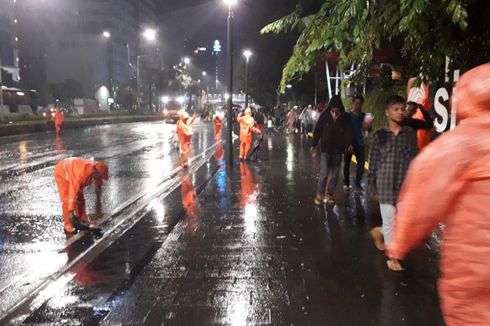 Sampah Malam Tahun Baru 2019 di Jakarta Berkurang Dibanding Tahun Lalu