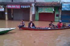 Banjir Kembali Terjang Kabupaten Bandung, 556 Warga Mengungsi