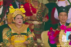 Iriana Jokowi Tampil Beda dengan Kostum Tari Legong Bali di Upacara HUT RI 2023