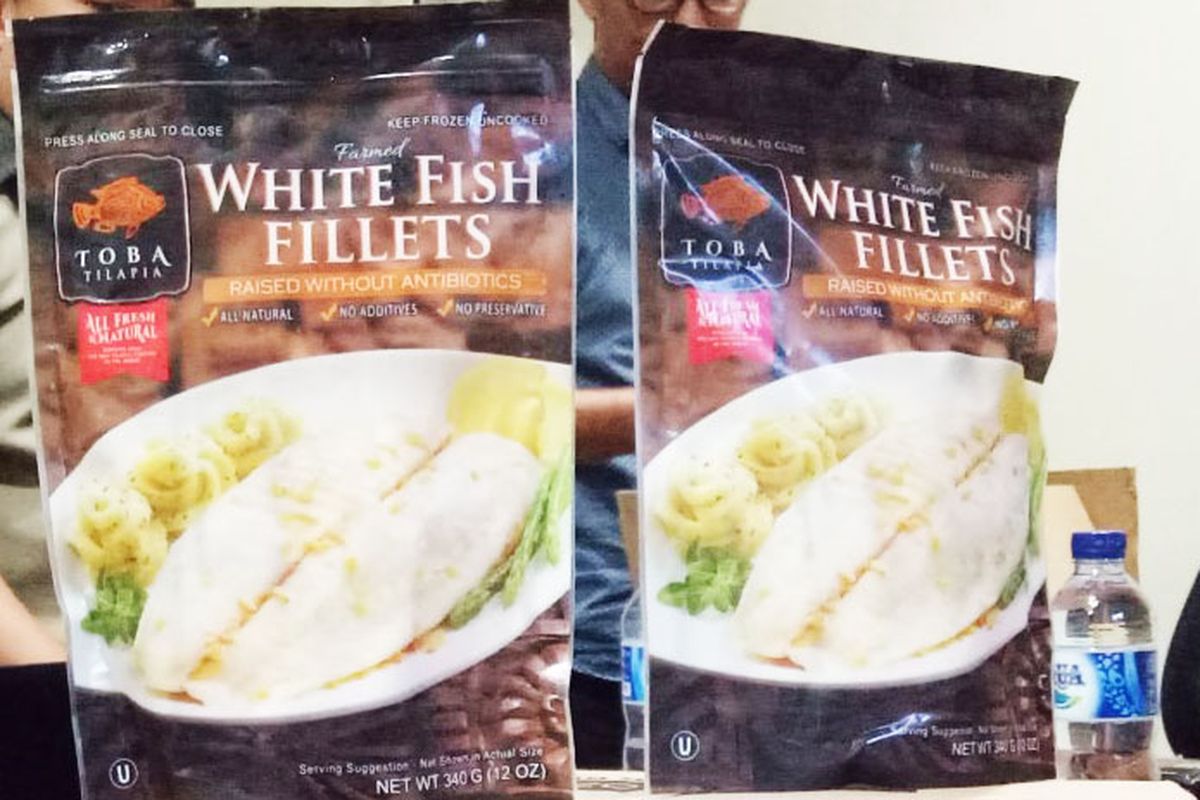 Ikan nila fillet produksi Toba Tilapia PT Suri Tani Pemuka, anak usaha PT Japfa Comfeed Indonesia Tbk.