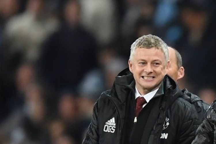 Pelatih Manchester United, Ole Gunnar Solskjaer.