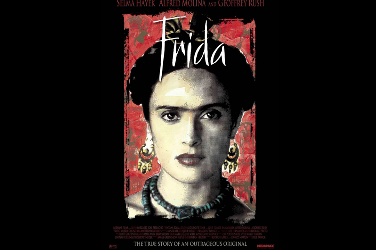 Salma Hayek dalam film biografi Frida (2002).