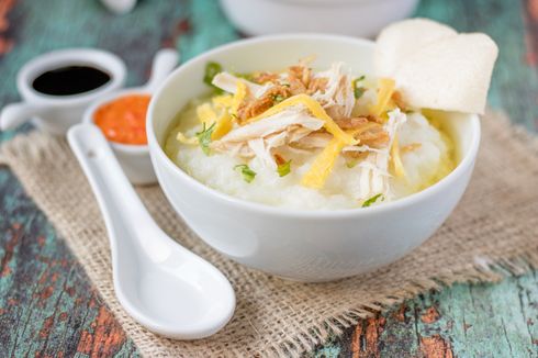 Resep Bubur Ayam Jahe buat Orang yang Sedang Sakit