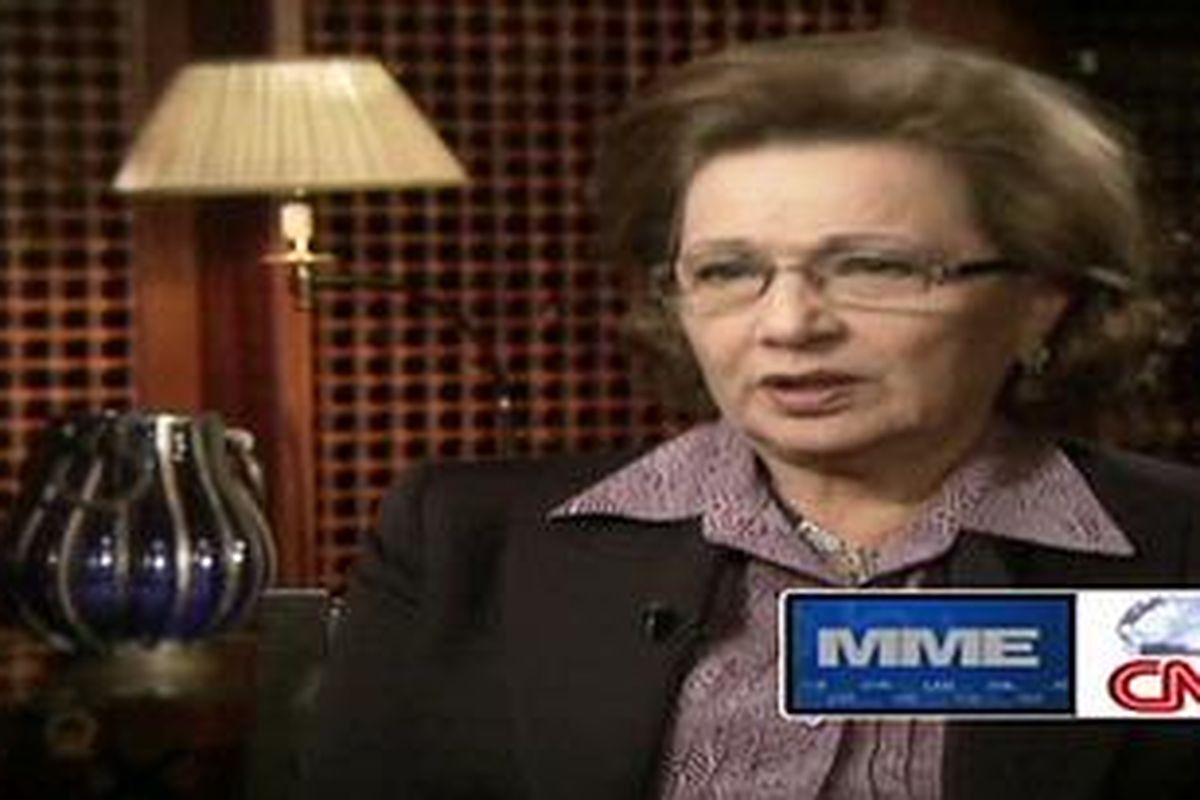 Suzanne Mubarak, istri mantan penguasa Mesir, Hosni Mubarak
