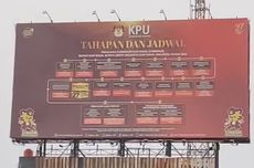 Penjelasan KPU DKI Jakarta soal Balihonya yang Disorot karena Tulisan Terlalu Kecil