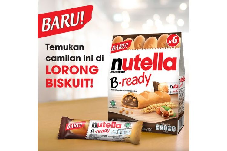 Nutella B-Ready hadir di Indonesia. (Dok. Nutella)