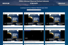 Link Live Streaming Gerhana Matahari di Seluruh Indonesia Hari Ini