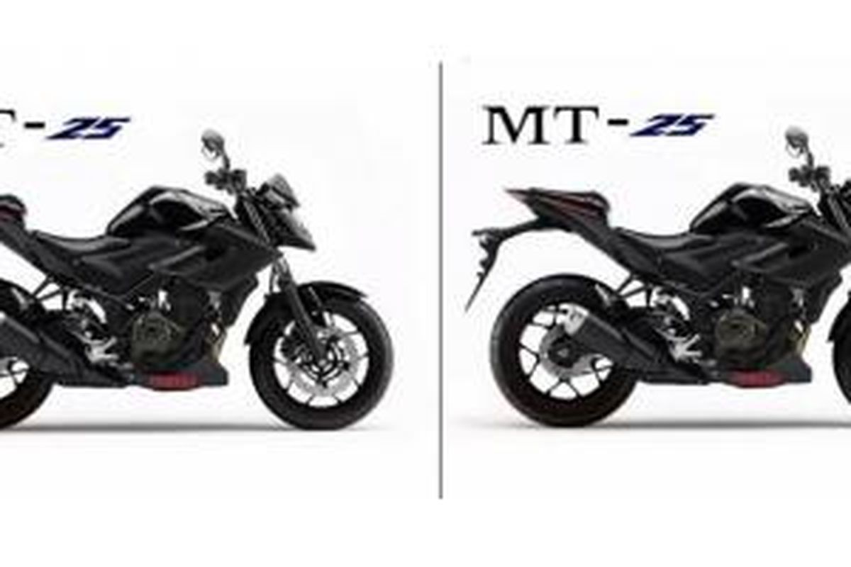 Hasil terkaan versi naked Yamaha YZF-R25 yang diperkirakan bernama MT-25.