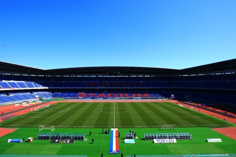 Nissan Stadium, stadion terbesar di kasta teratas Liga Jepang, J1 League musim 2022.