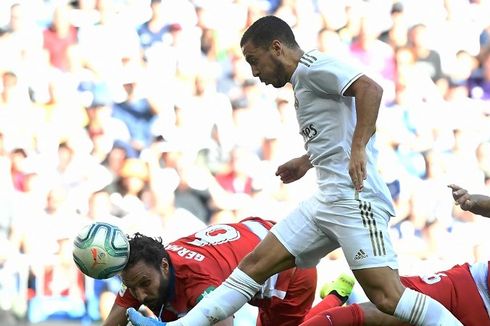 Granada Vs Real Madrid, Peluang Hazard Ulangi Catatan Apik ke Gawang Nazaries
