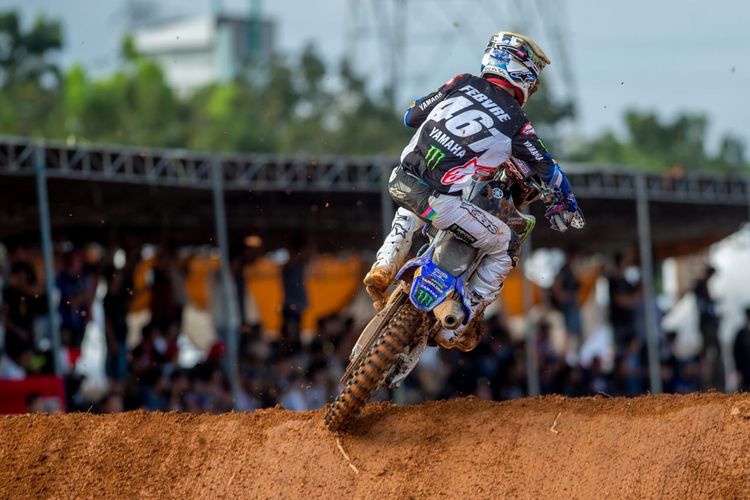 Romain Febvre memenangi MXGP Palembang 2019, 7 Juli 2019. 