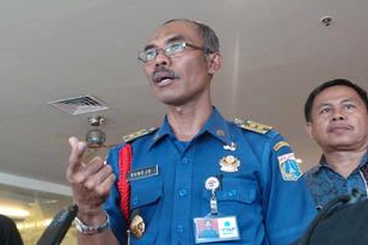 Kepala Dinas Pemadam Kebakaran dan Penanggulangan Bencana DKI Subejo.