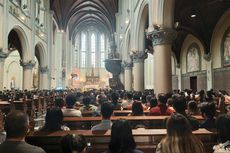 Hari Kenaikan Isa Almasih, 1.300 Umat Ikuti Ibadah Misa Sesi Pertama di Gereja Katedral Jakarta