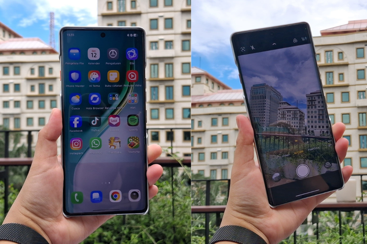 Layar Tecno Camon 40 Pro 5G mengusung panel AMOLED melengkung (curved) berukuran 6,7 inci dan bezel tipis di sekeliling layar. Layar ini memiliki resolusi Full HD Plus (1.080 x 2.436 piksel), refresh rate 144 Hz, serta kecerahan puncak hingga 1.300 nits.