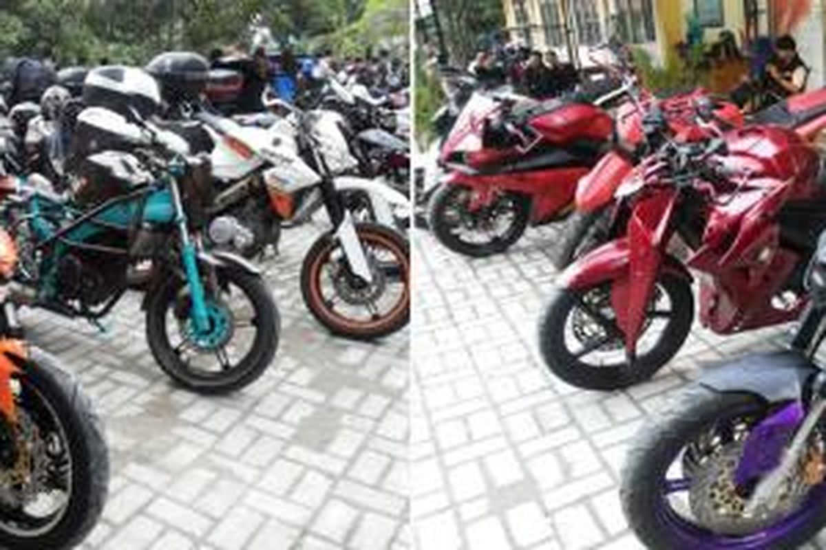 Kopi darat gabungan Yamaha V-Ixion se-jabodetabek hadirkan beragam sepeda motor dengan karakter yang berlainan.